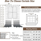 Chyhomenyc Extra Long White Sheer Curtains 120 Inches Long 2 Panels Set, Voile Window Drapes for Wedding Arch/Birthday Party/Hallway Window Guest Room, Each 42Wx120L in, 10FT, Set of 2, White