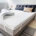 Airensky 4 Inch Memory Foam Mattress Topper, Cooling Gel Infused High Density Cal King (72"x84") Topper with Removable Washable Cover, Bed Topper for Pressure Relief Back Pain, CertiPUR-US Certified