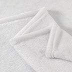 BEDELITE Fleece Blanket King Size Blankets for Bed, Luxury Plush Cozy Fuzzy Blanket 108x90 inches, Super Soft Warm Lightweight Throw Blanket All Seasons Suitable, White
