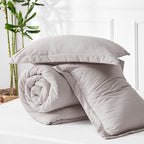 Bedsure California King Comforter Set - Soft Microfiber Bedding for All Seasons, 3 Pieces, 1 Comforter 104"x96" and 2 Pillow Shams 20"x36"+2"
