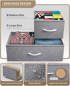 Sorbus Dresser with 8 Drawers - Chest Organizer Unit with Steel Frame Wood Top & Handle Easy Pull Fabric Bins for Clothes - Wide Storage Furniture for Bedroom, Hallway, Living Room, Nursery & Closet