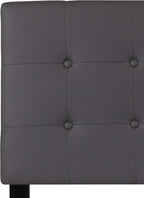 Flash Furniture Lennox Tufted Upholstered Twin Size Headboard in Gray Vinyl