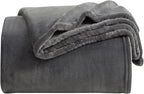 KMUSET Fleece Blanket Twin Size Dark Grey Lightweight Throw Blanket Super Soft Cozy Microfiber Blanket Factory Shop