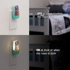 STAR WARS LED Night Light, Baby Yoda, Plug-in, Dusk to Dawn Sensor, The Mandalorian, Grogu, UL-Certified, Cute Nightlight for Kids, Bedroom, Bathroom, Hallway, Game Room, Gifts, 53364