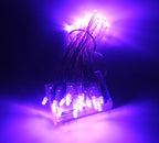 Karlling Battery Operated Purple 40 LED Fairy Light String Wedding Party Xmas Christmas Decorations(Purple)