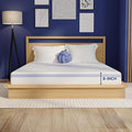 Vibe Gel Memory Foam Mattress, Fiberglass Free 8-Inch CertiPUR-US Certified Bed-in-a-Box, Twin XL, White