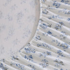 Laura Ashley - Flannel Sheets Full Size, Anti-Pilling & Wrinkle Resistant Cotton, Touchably Soft for All-Season Comfort - Bed Sheets with Matching Pillowcases & Fitted Sheet (Audrey Blue)