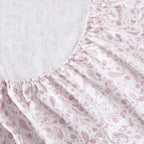 Laura Ashley - Flannel Sheets Full Size, Anti-Pilling & Wrinkle Resistant Cotton, Touchably Soft for All-Season Comfort - Bed Sheets with Matching Pillowcases & Fitted Sheet (Paisley Prance Pink)