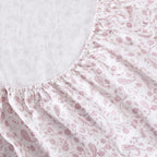 Laura Ashley - Flannel Sheets King Size, Anti-Pilling & Wrinkle Resistant Cotton, Touchably Soft for All-Season Comfort - Bed Sheets with Matching Pillowcases & Fitted Sheet (Paisley Prance Pink)
