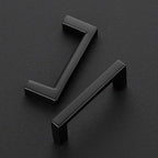 Ravinte 10 Pack Matte Black Cabinet Pulls, 2-1/2 Inch (64mm) Hole Center Slim Kitchen Handles, Square Drawer Pulls for Cabinets & Cupboards, Hardware