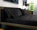 DREAMCARE California King Sheet Sets – 6 pcs Cooling Bed Sheets – up to 21” Deep Cal King Sheets – 2500 Supreme Collection – Extra Soft 100% Brushed Microfiber Hotel Luxury with Side Pocket – Black
