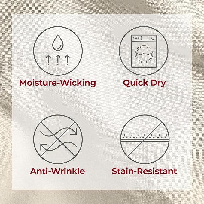 Mellanni Split King Sheets Set - 5 PC Iconic Collection Bedding - Hotel Luxury, Extra Soft, Cooling Bed Sheets - Wrinkle, Fade, Stain Resistant (Split King, Golden Ivory)