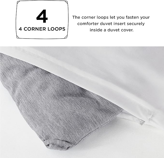 Bedsure Super King Comforter Set - Dark Grey Soft Bedding for All Seasons, Cationic Dyed Bed Set, 3 Pieces, 1 Super King Size Comforter (120"x120") and 2 Pillow Shams (20"x36"+2")