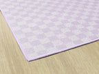Flagship Carpets Schoolgirl Style Lavender Checkerboard Educational Area Rug for Kids Room Seating Décor, Children's Classroom, Play Carpet for Teaching and Playroom, 5' x 7'6", Purple