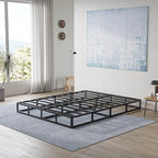 Full Box Spring 5 Inch Low Profile Heavy Duty Metal Frame Mattress Foundation Boxspring, Quiet Noise-Free,Easy Assembly