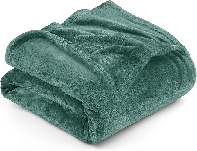 Utopia Bedding Fleece Blanket Twin Size Celadon 300GSM Luxury Anti-Static Fuzzy Soft Microfiber Bed Blanket (60x80 Inch)