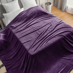 BEDELITE Big Fleece Blanket - 120" x 120" (10' x 10'), Super Soft Fluffy Fuzzy Oversized King Blanket for Bed, Couch, Sofa, Camping,Fits Whole Family,Purple