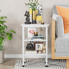 VECELO Modern Nightstands X-Design Side End Table Night Stand with Storage Shelf for Bedroom,Living Room