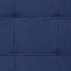 Flash Furniture Bedford Box Stitch Tufted Upholstered Queen Size Headboard in Navy Fabric