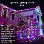 Brizled Color Changing Halloween Lights, 66ft 200 LED RGB Christmas Lights Music Sync, 120+ Modes Remote Dimmable Outdoor Christmas Light, Mini Tree Light Indoor Plugin for Xmas Halloween Party Decor