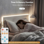 PAUTIX COB LED Strip Light 16.4ft,Engineering Level UL Listed Natural White 4000K,CRI93+ Super Bright High Lumen,Dimmable 24V Flexible LED Tape Light with RF Remote,for Home&Office Decor DIY Lighting
