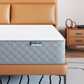 PurrJoys Firm Queen Mattress,10 Inch Hybrid Queen Size Mattress in a Box with Gel Memory Foam, Pocket Innerspring, Pressure Relief, Motion Isolation, Non-Fiberglass - Firm