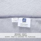 Soft Twin Size Blanket All Season Warm Fuzzy Microplush Lightweight Thermal Fleece Blankets for Couch Bed Sofa,66x90 Inches,Gray