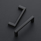 Ravinte 15 Pack Matte Black Cabinet Pulls, 3 Inch (76mm) Hole Center Slim Kitchen Handles, Square Drawer Pulls for Cabinets & Cupboards, Hardware