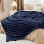 Bedsure GentleSoft Blue California King Size Blanket for Couch - Cozy Soft Blankets for Women, Cute Small Fleece Throws for Girls, Birthday Gifts for Women, 102x96 Inches