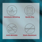 Mellanni Split King Sheets Set - 5 PC Iconic Collection Bedding - Hotel Luxury, Extra Soft, Cooling Bed Sheets - Wrinkle, Fade, Stain Resistant (Split King, Teal)