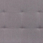 Flash Furniture Bedford Tufted Upholstered Full Size Headboard in Light Gray Fabric