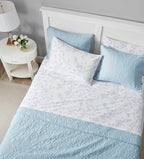 Laura Ashley - Flannel Sheets Full Size, Anti-Pilling & Wrinkle Resistant Cotton, Touchably Soft for All-Season Comfort - Bed Sheets with Matching Pillowcases & Fitted Sheet (Fawna Grey)