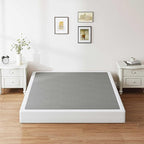 ZIYOO California King Box Spring and Cover, 9 Inch High Profile Easy Assembly,Mattress Foundation/Heavy Duty Metal Steel Structure/Quiet Noise-Free Accessory
