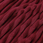 Bedsure GentleSoft Deep Red Full Blanket for Bed - Cozy Soft Blankets for Women, Cute Large Throws for Girls, 84x90 Inches