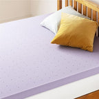 Mellow 3 Inch Ventilated Memory Foam Mattress Topper, Soothing Lavender Infusion, Full