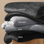 Bedsure GentleSoft Fleece Blankets King Size Dark Grey - Bed Blanket Soft Lightweight Plush Cozy Fuzzy Luxury Microfiber, 108x90 inches