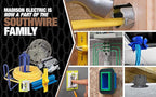 Southwire MSB1G One Gang Device Box with Depth Adjustable, Heavy Duty 42lb