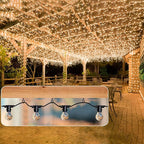 48 PCS Q-Hanger Hooks, Screw Hooks for Outdoor String Lights, Safety Buckle Design Cup Eye Hook for Hanging Christmas Lights, Plants, Wind Chimes, Mounted on Wall Ceiling, Include 1 Wing Nut Driver