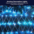 Brizled Blue Christmas Lights, 69.6ft 300 Count Mini Incandescent String Lights Connectable, 120V UL Certified String Lights White Cord, Indoor Xmas Lights for Bedroom Outdoor Tree Party Decorations