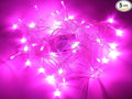 Karlling Battery Operated Pink 40 LED Fairy Light String Wedding Party Xmas Christmas Decorations(Pink,5 Pack)