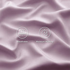 Bedsure Cooling Sheets Twin XL, Rayon Derived from Bamboo, Breathable & Soft Twin XL Sheet Sets, Deep Pocket Up to 16 Inches, Hotel Luxury Silky Dorm Bedding for Hot Sleepers, Lavender