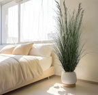 Artificial Plant 71in（6ft,2pack） Tall Artificial Grass Plant,Faux Plants Indoor Home Decorative Artificial Plants & Flowers in Pot Fake Plant, House Plant Indoor