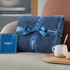 Bedsure GentleSoft Fleece Throw XL Blanket Mineral Blue - 300GSM Soft Lightweight Plush Cozy Blankets for Bed, Sofa, Couch, Travel, Camping, 50x70 inches