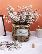 20pcs Babys Breath Artificial Flowers Gypsophila Bouquet Bulk Fake Spring Silk Small Flowers Real Touch Faux Floral for Home Bedroom Kitchen Garden Wedding Christmas Party DIY Decor (White)