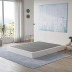 Full Box Spring 5 Inch Low Profile Heavy Duty Metal Frame Mattress Foundation Boxspring, Quiet Noise-Free,Easy Assembly