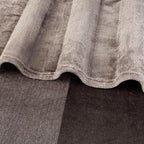 PAVILIA Taupe Ombre Fleece Throw Blanket for Couch, Soft Flannel Blanket for Sofa Bed Room, Plush Lightweight Tan Light Brown Gradient Blanket, Cozy Microfiber Decorative Gift Throw, 50x60