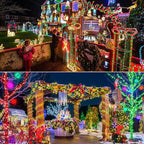 150ft LED Rope Lights Outdoor, 1080 LED Connectable and Flexible Tube Lights with 8 Modes, Waterproof LED Rope Lighting for Garden Patio Pool Bedroom PartyIndoor Outdoor Christmas Decor (Red & Green)