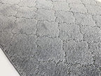 Custom Size Modern Runner Rug Carpet for Hallway Entryway Foyer Kitchen, Slip Resistant Latex Rubber Backed 31 inch Wide X Customized Length, Clouds Grey, 31 inch X 30 feet