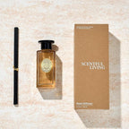 M&SENSE 6.3 oz Large Reed Diffuser Set | Ginger & Ylang Ylang Scent Oil Diffuser with Sticks | Hotel Collection Non-Toxic Essential Oil |for Bedroom Bathroom Living Room