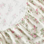 Laura Ashley Home Collection Premium Ultra Soft Cozy Lightweight Cotton Flannel Bedding Sheet Set, Wrinkle, Anti-Fade, Stain Resistant & Hypoallergenic, Full, Audrey Pink (201591)